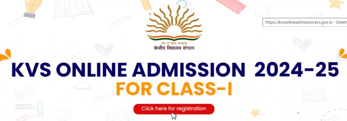 KVS Admission 2024-25 in Class-I